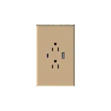 Toma Doble Con Usb Y Usb-C Carga Rapida Oro Zafiro