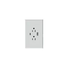 Toma Doble Con Usb Y Usb-C Carga Rapida Blanco  Zafiro